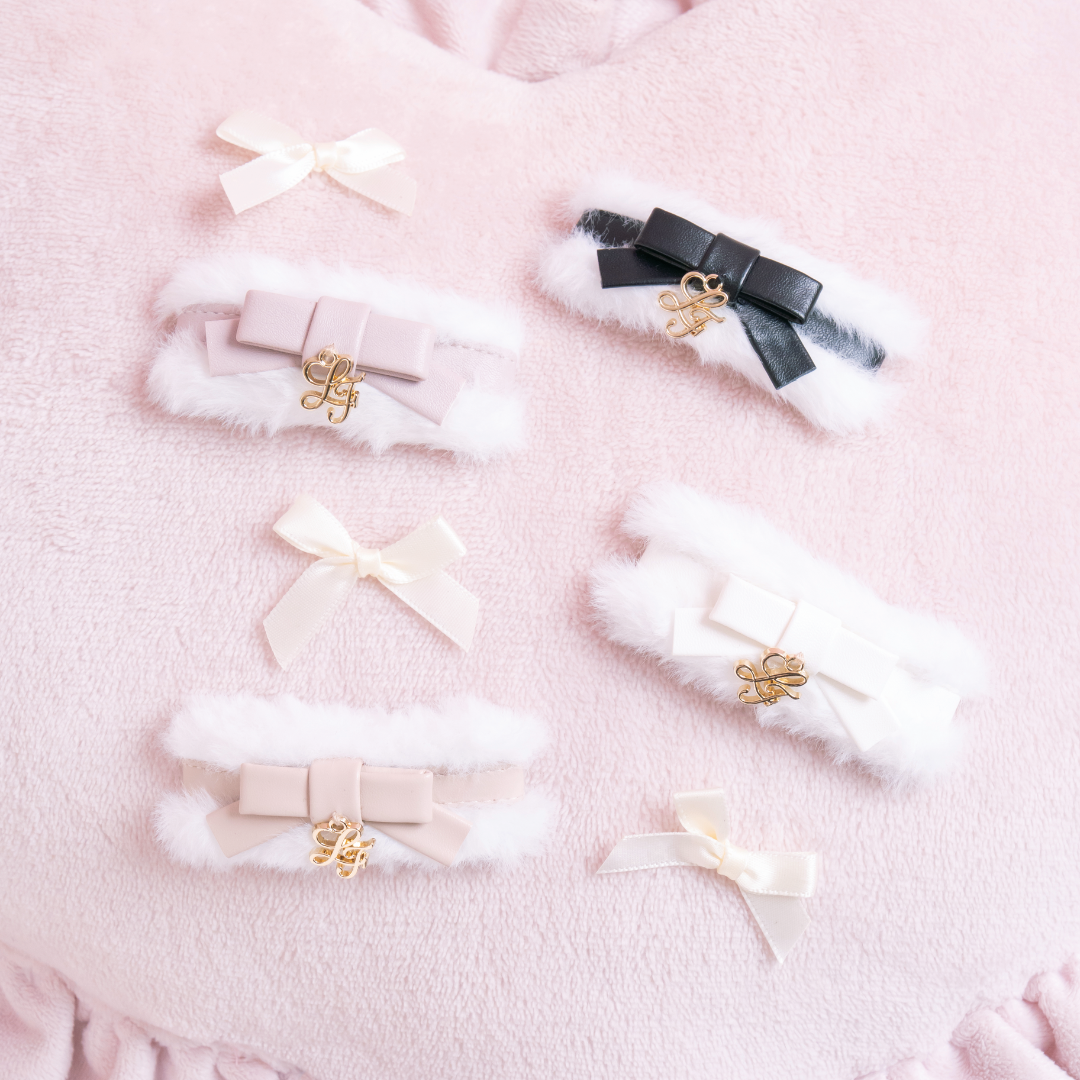 《LAFARY closet》ロゴリボンファーピン