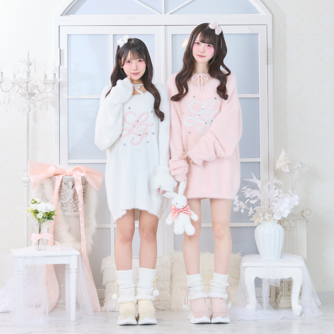 ホワイト×ピンク:152cm/ピンク×ホワイト:163cm
