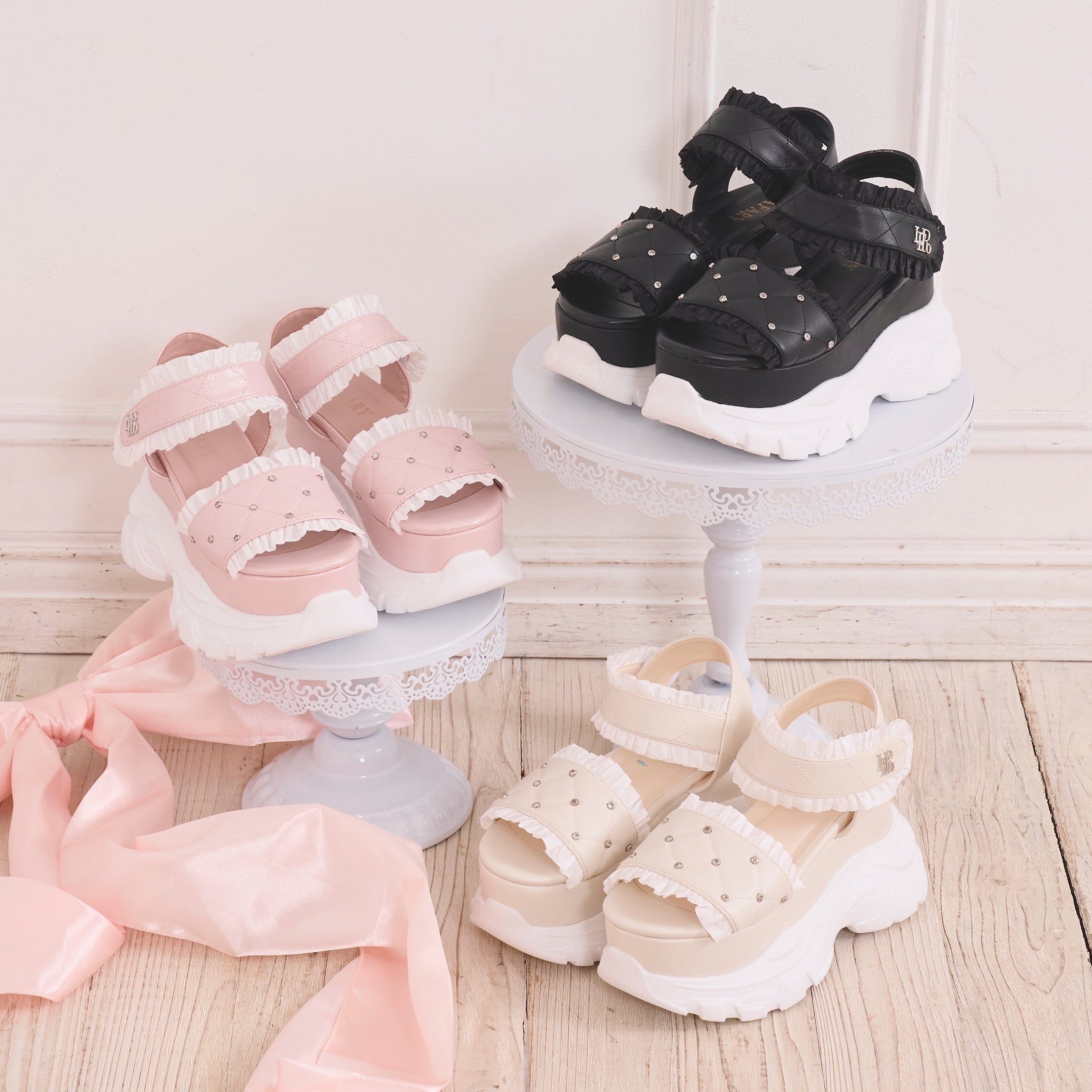 《LAFARY closet》ロゴキルティングスポサン