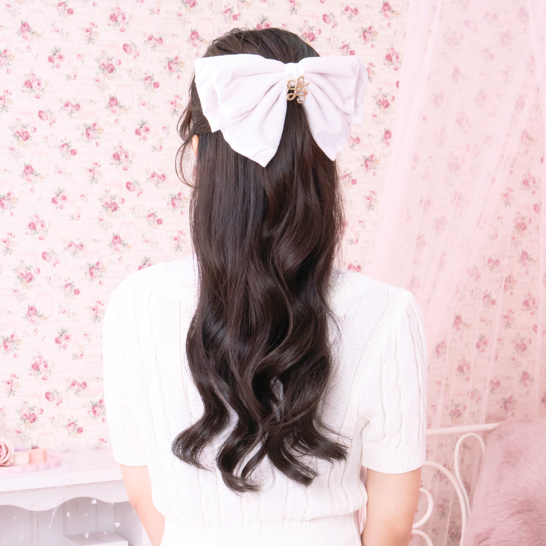 《LAFARY closet》ベロアリボンバレッタ
