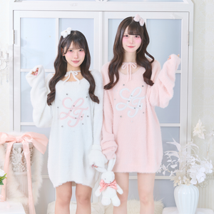 《LAFARY closet》合皮ロゴフェザープルオーバー 1