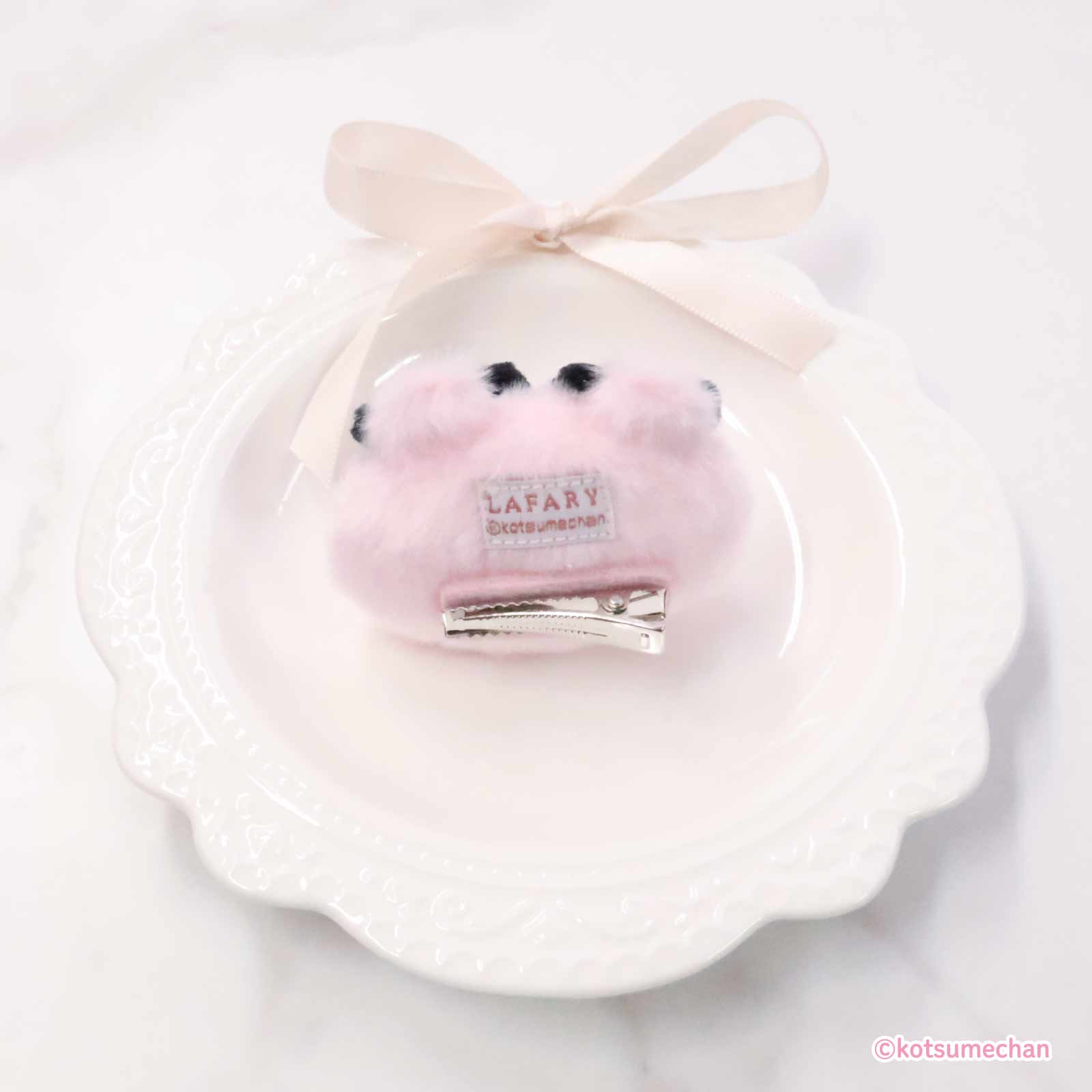 《うちゃ×LAFARY》ぬいぐるみヘアクリップ