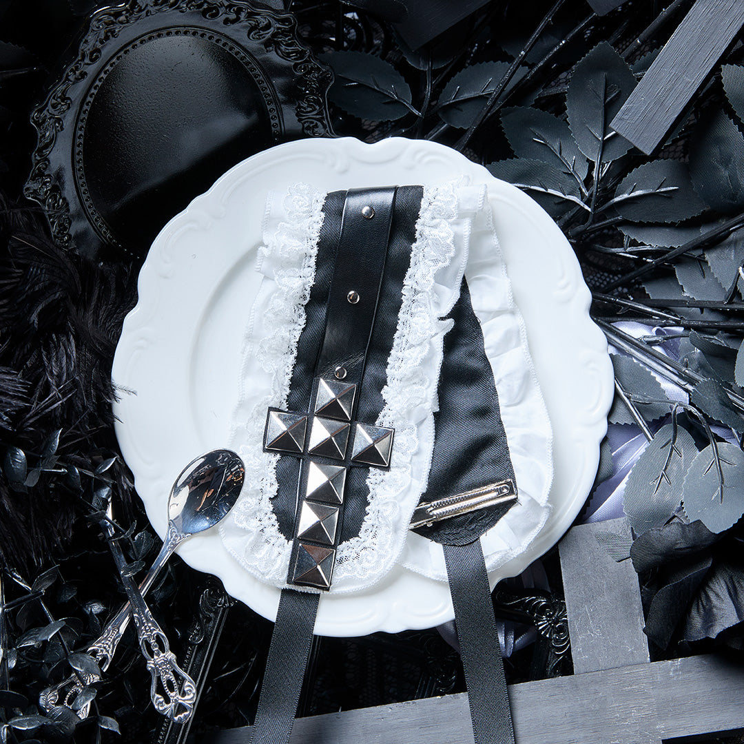 《mine》スタッズクロスヘッドドレス