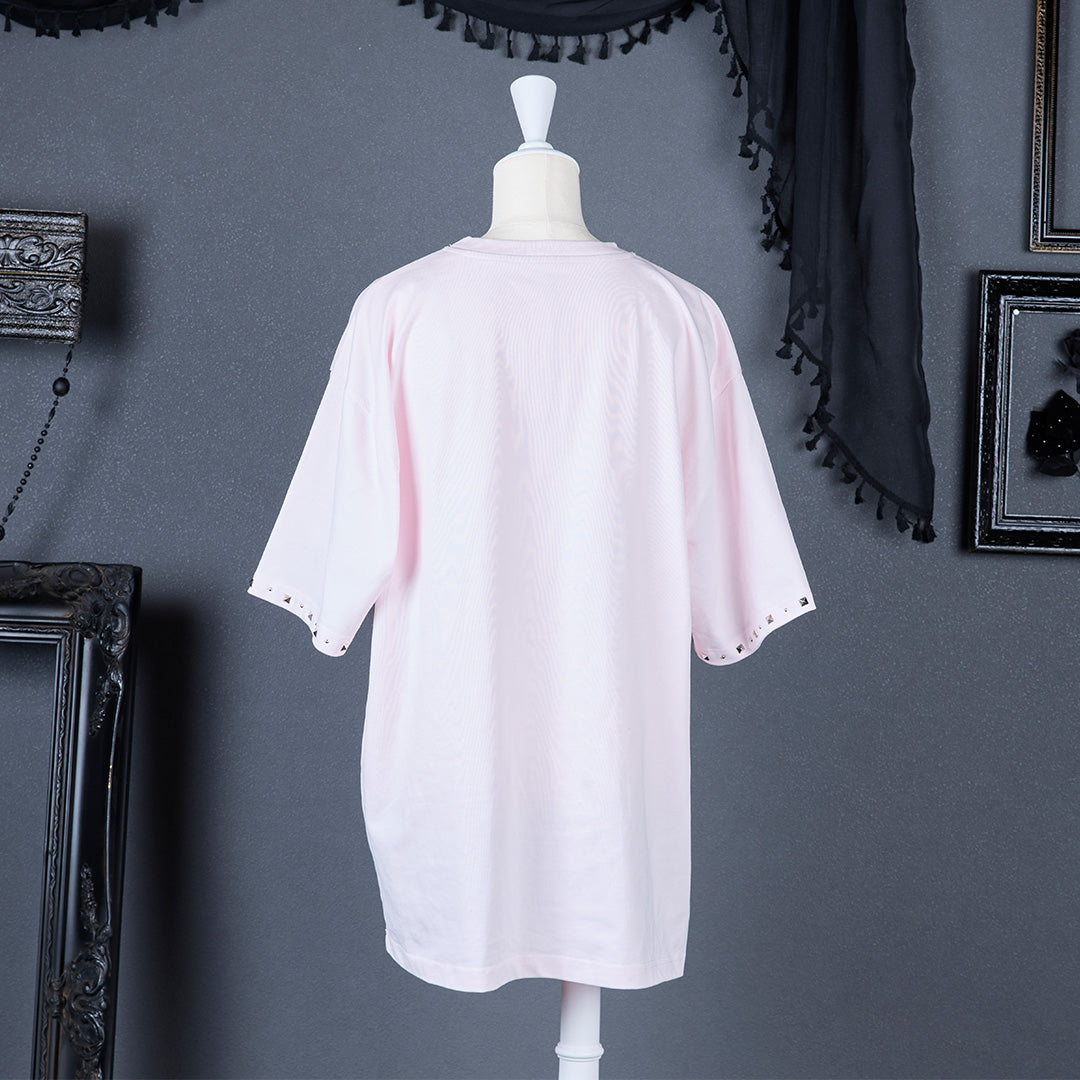 《mine》スタッズクロスTシャツ