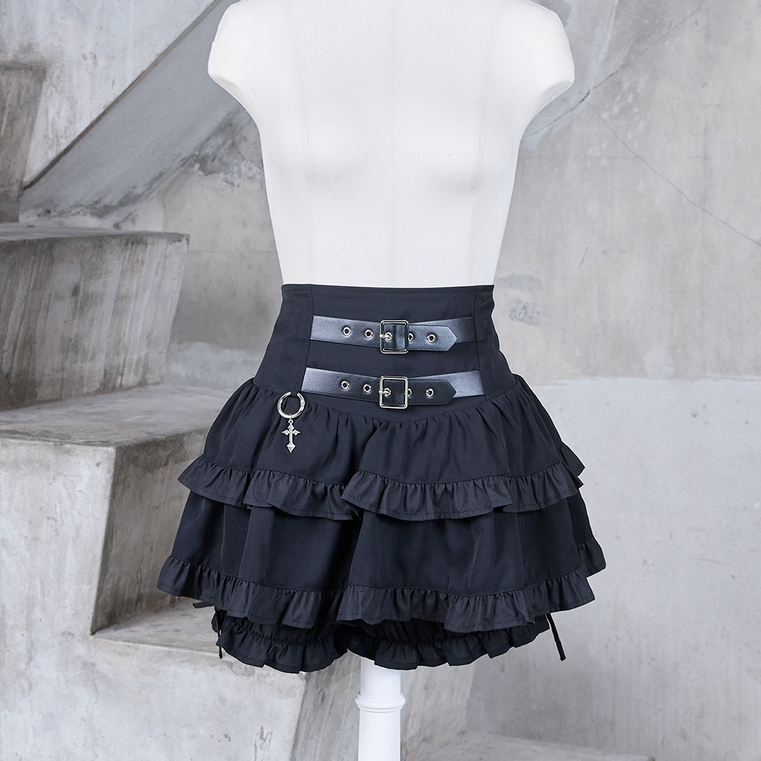 《mine》クロスチャームベルトスカパン