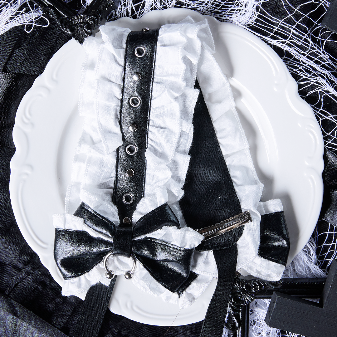 《mine》ハトメレザーベルトヘッドドレス