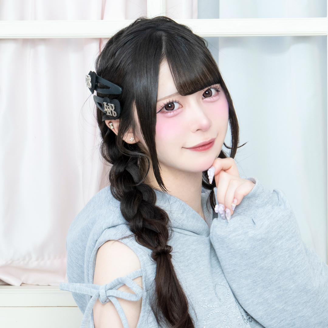 《LAFARY closet》サテンハートヘアピン