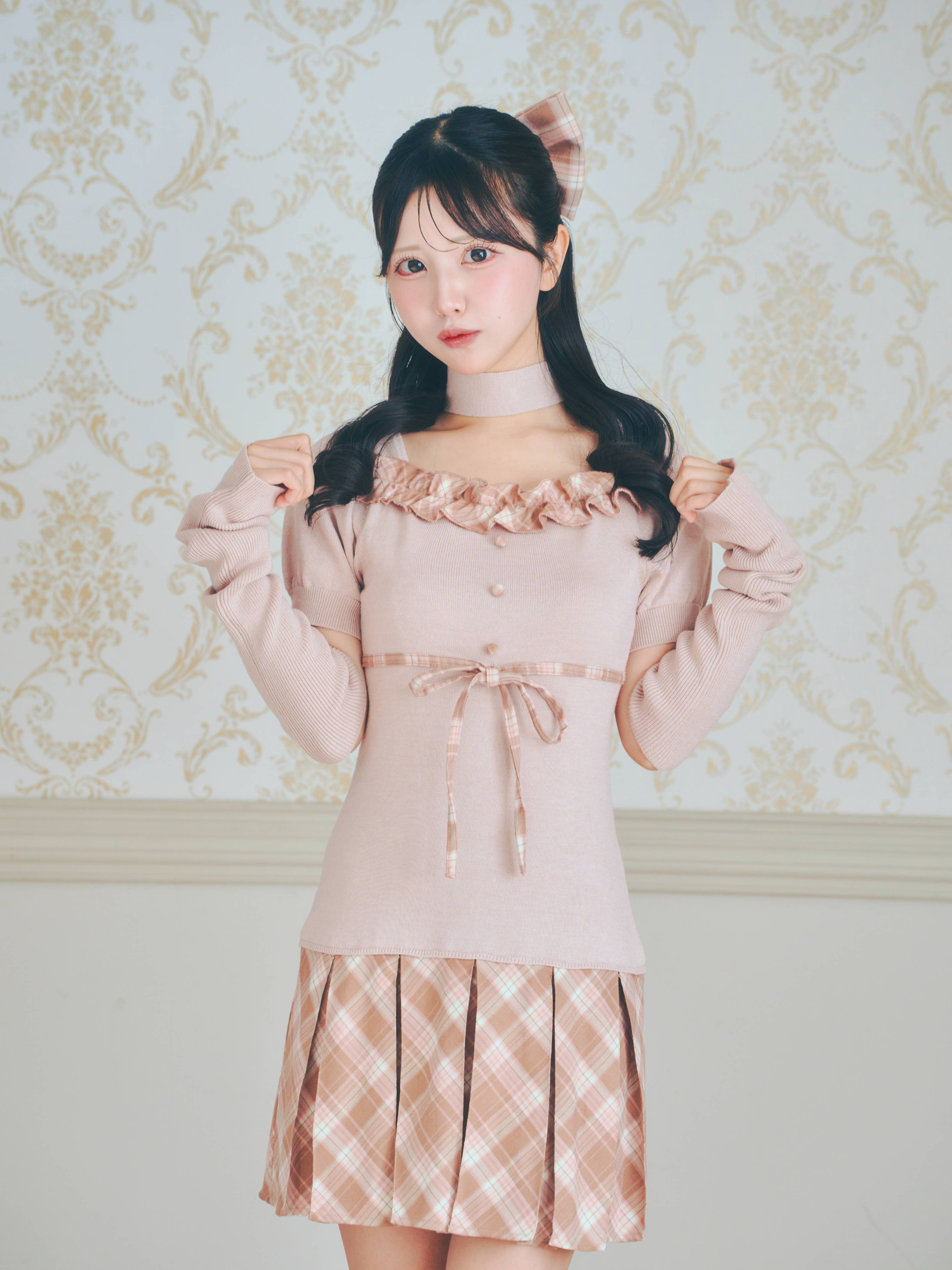 《LAFARY》ドッキングニットワンピース