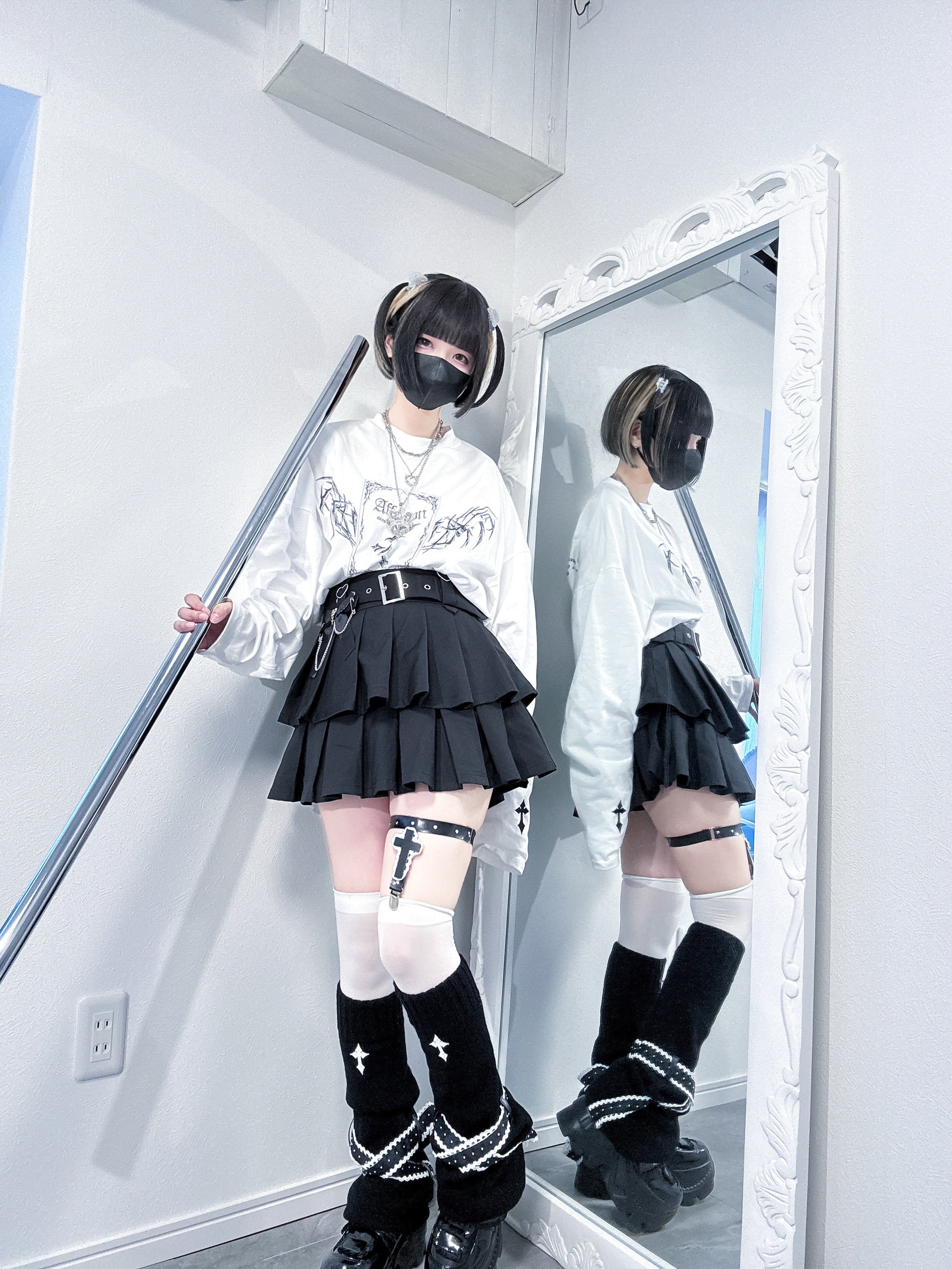 mine》フリルクロスガーター- LAFARY ONLINE