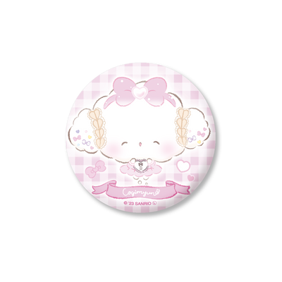 《Lafaryオリジナル》こぎみゅん♡おリボンだみゅんシリーズ♡缶バッジ　ほほえみピンク