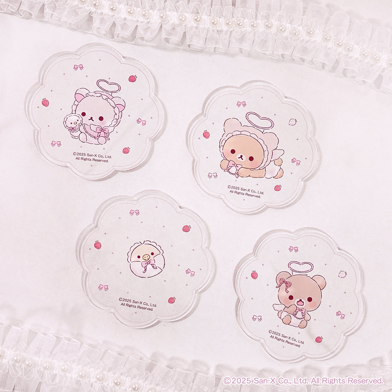 《リラックマ×LAFARY》アクリルコースター