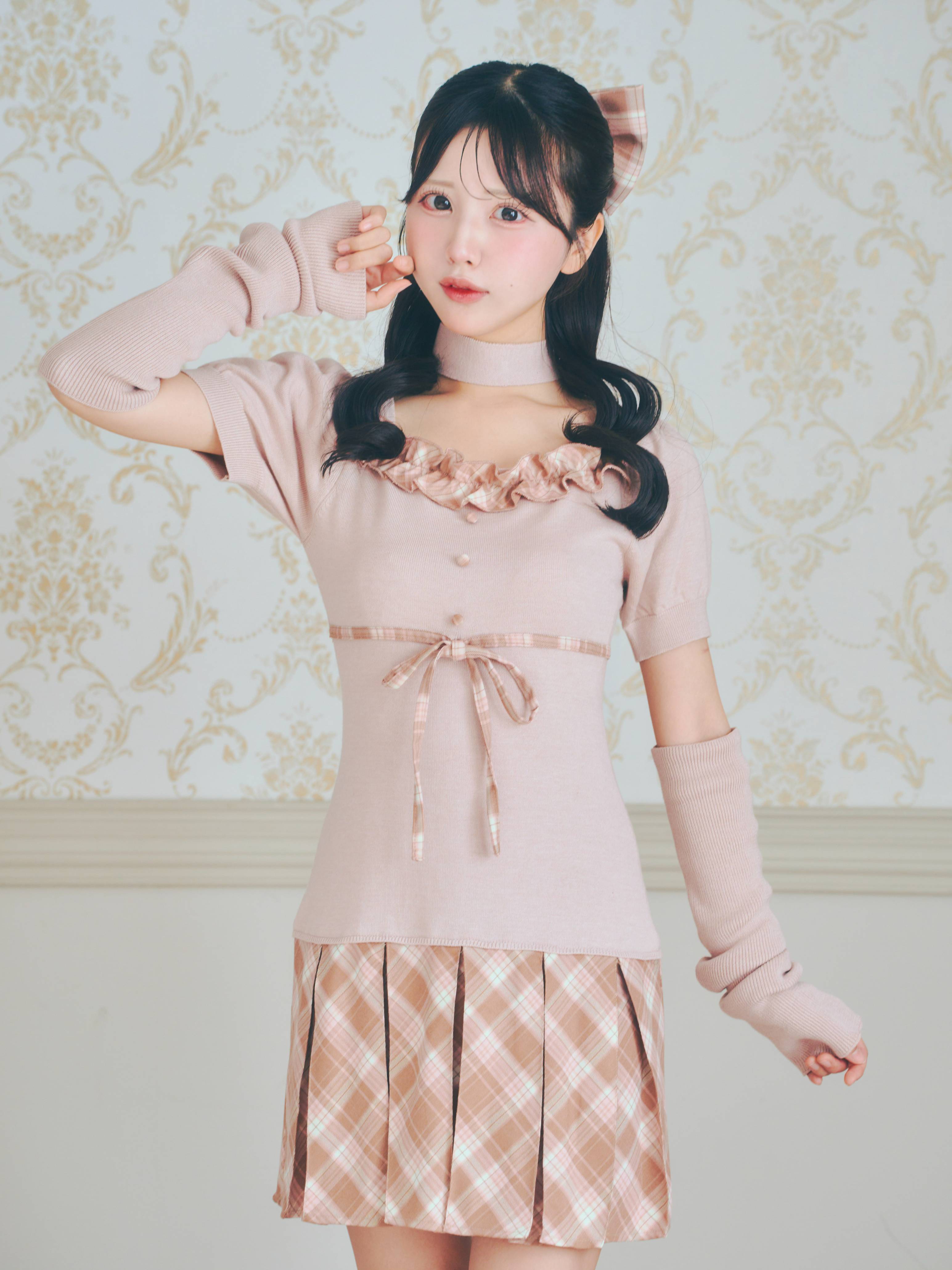 《LAFARY》ドッキングニットワンピース