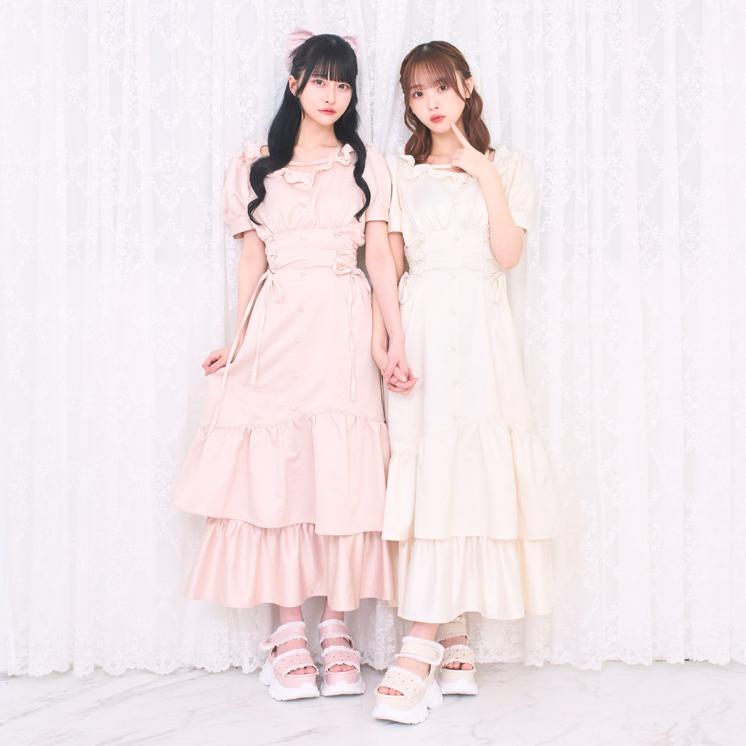 ピンク:159cm/アイボリー:161cm