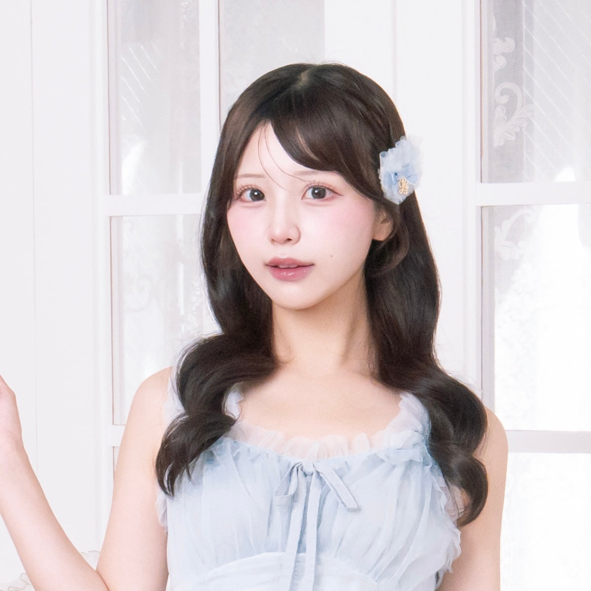 《LAFARY closet》チュールフリルヘアクリップ
