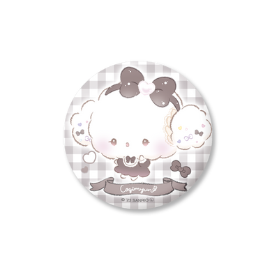 《Lafaryオリジナル》こぎみゅん♡おリボンだみゅんシリーズ♡缶バッジ　おすましブラック