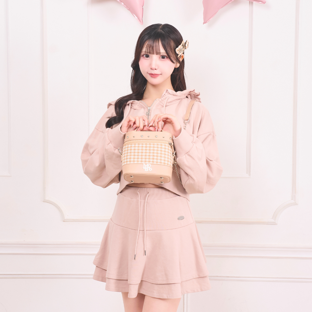 LAFARY closet》ギンガム合皮バニティバッグ- LAFARY ONLINE