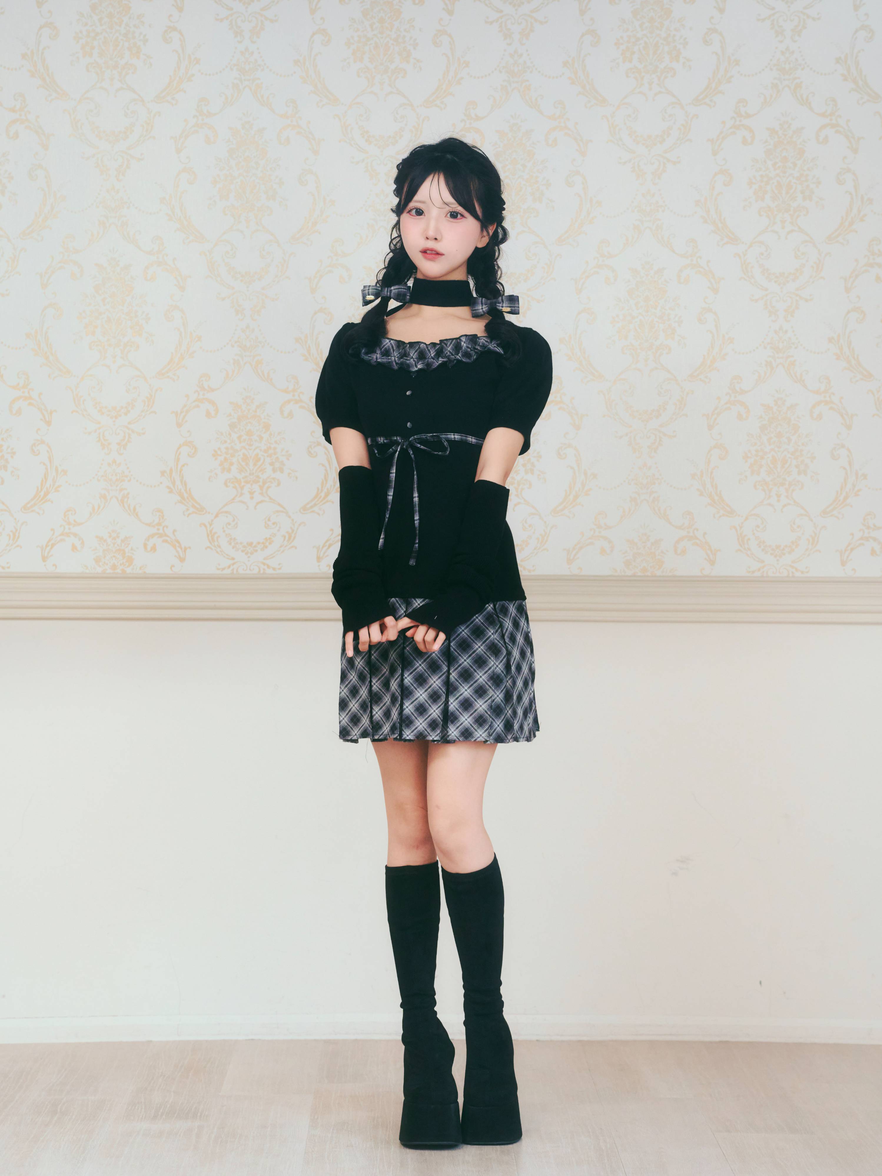 《LAFARY》ドッキングニットワンピース