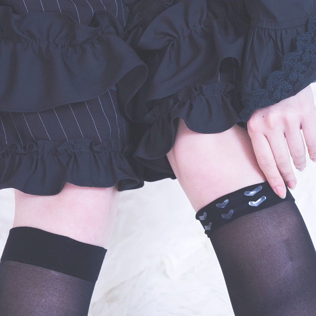 《mine》30デニールソックス[ハイ]