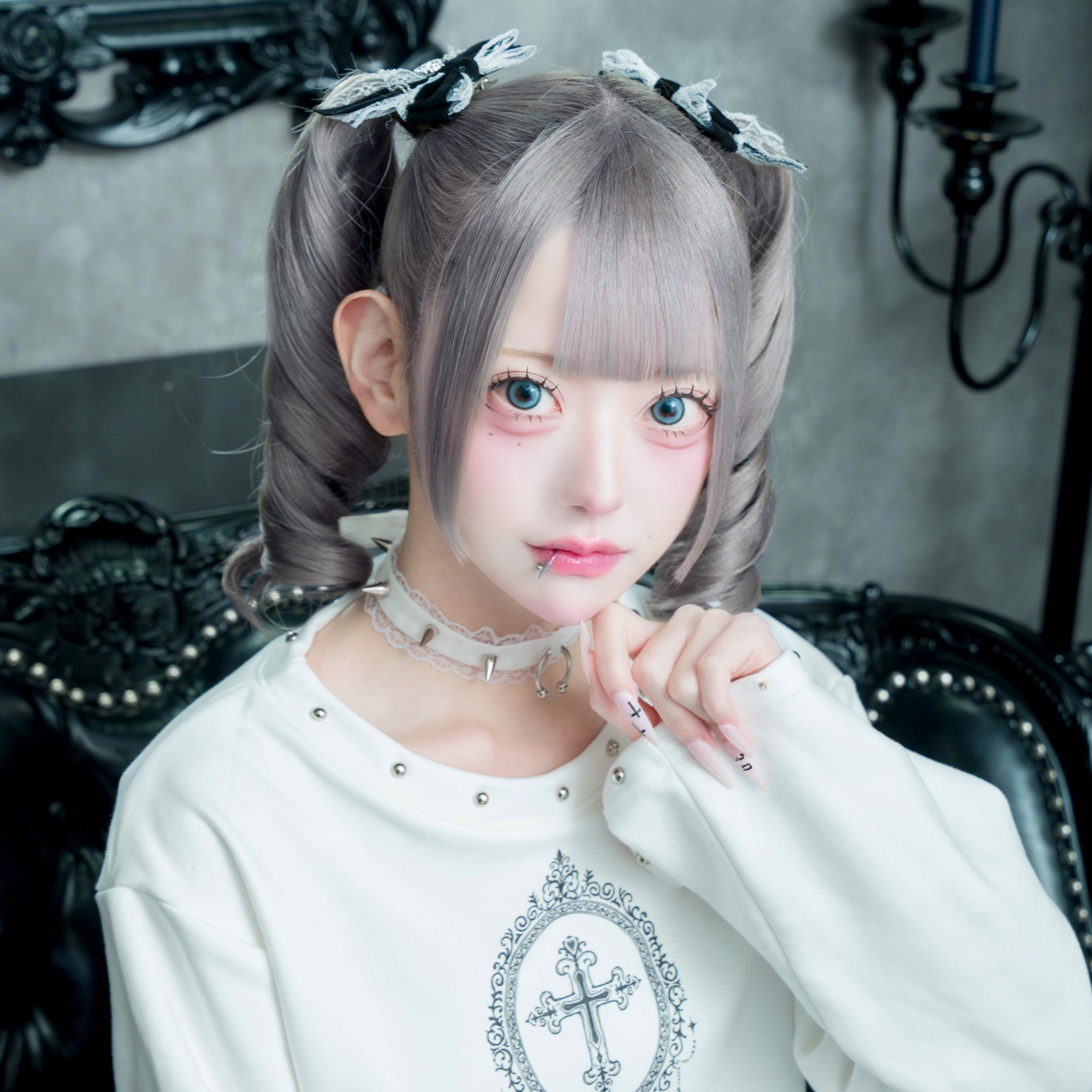 《mine》ゴシックベロアリボン