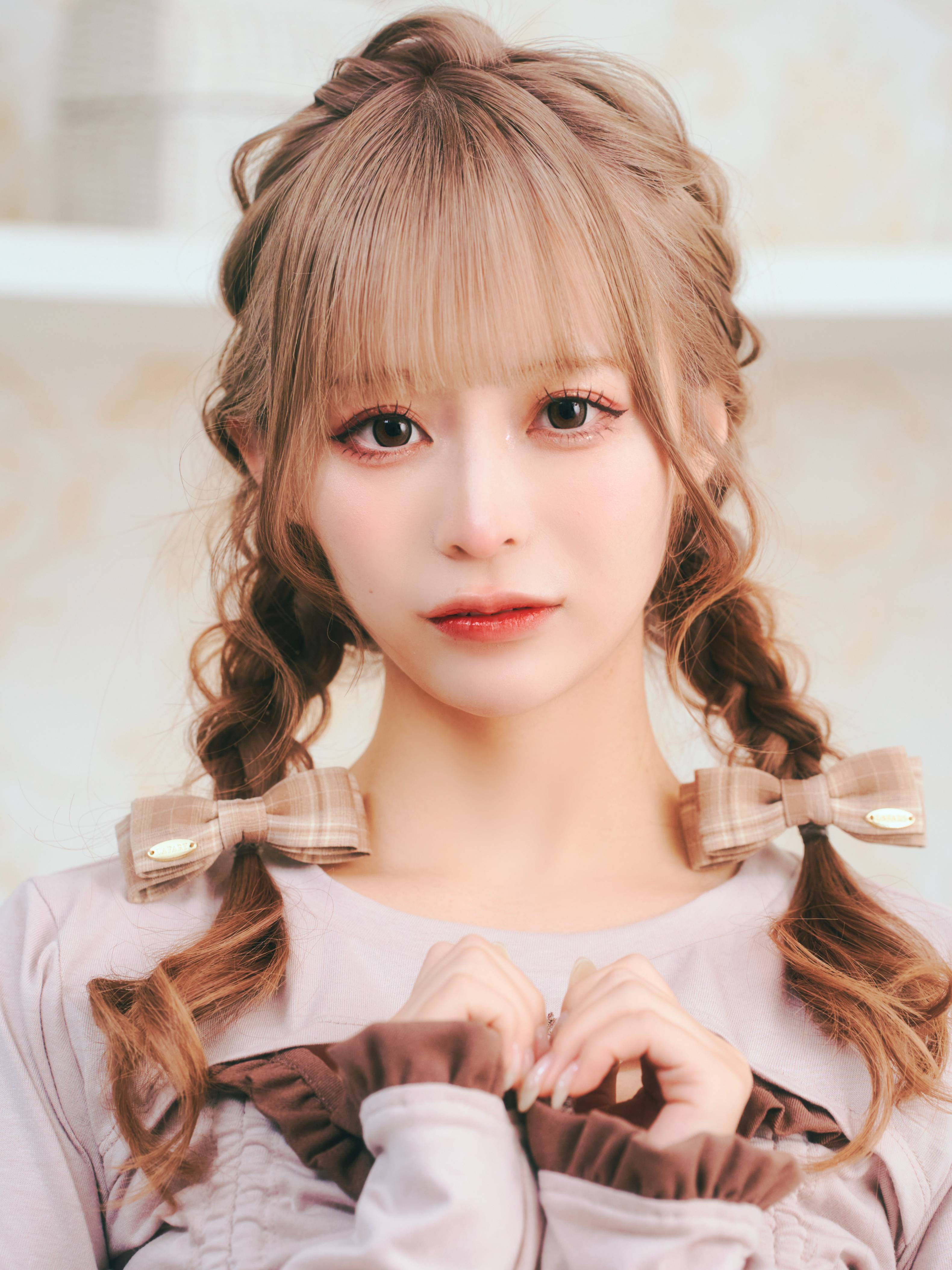 《LAFARY》チェックリボン