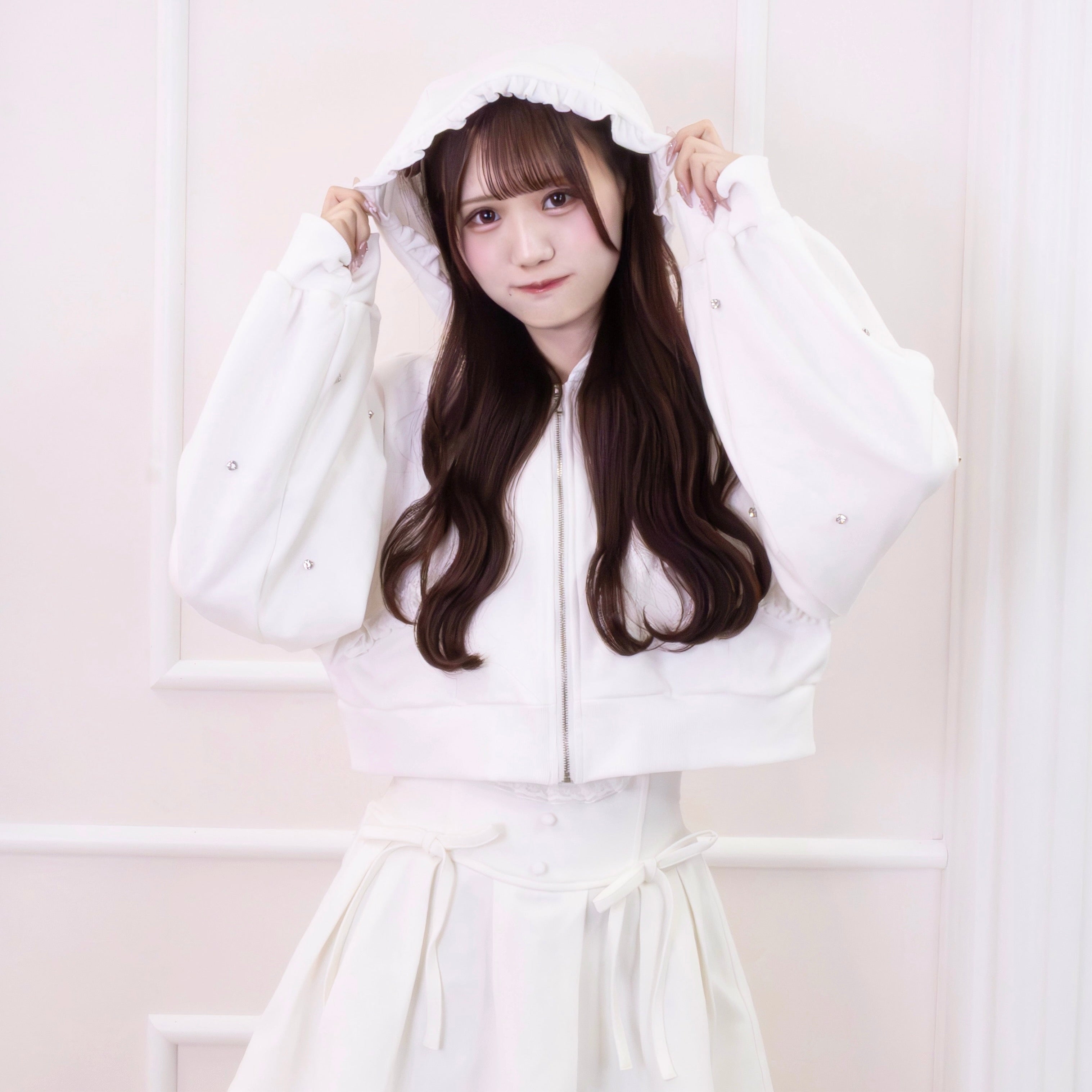 LAFARY》ベロアフリルパーカー- LAFARY ONLINE