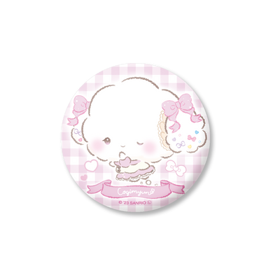 《Lafaryオリジナル》こぎみゅん♡おリボンだみゅんシリーズ♡缶バッジ　おすましピンク
