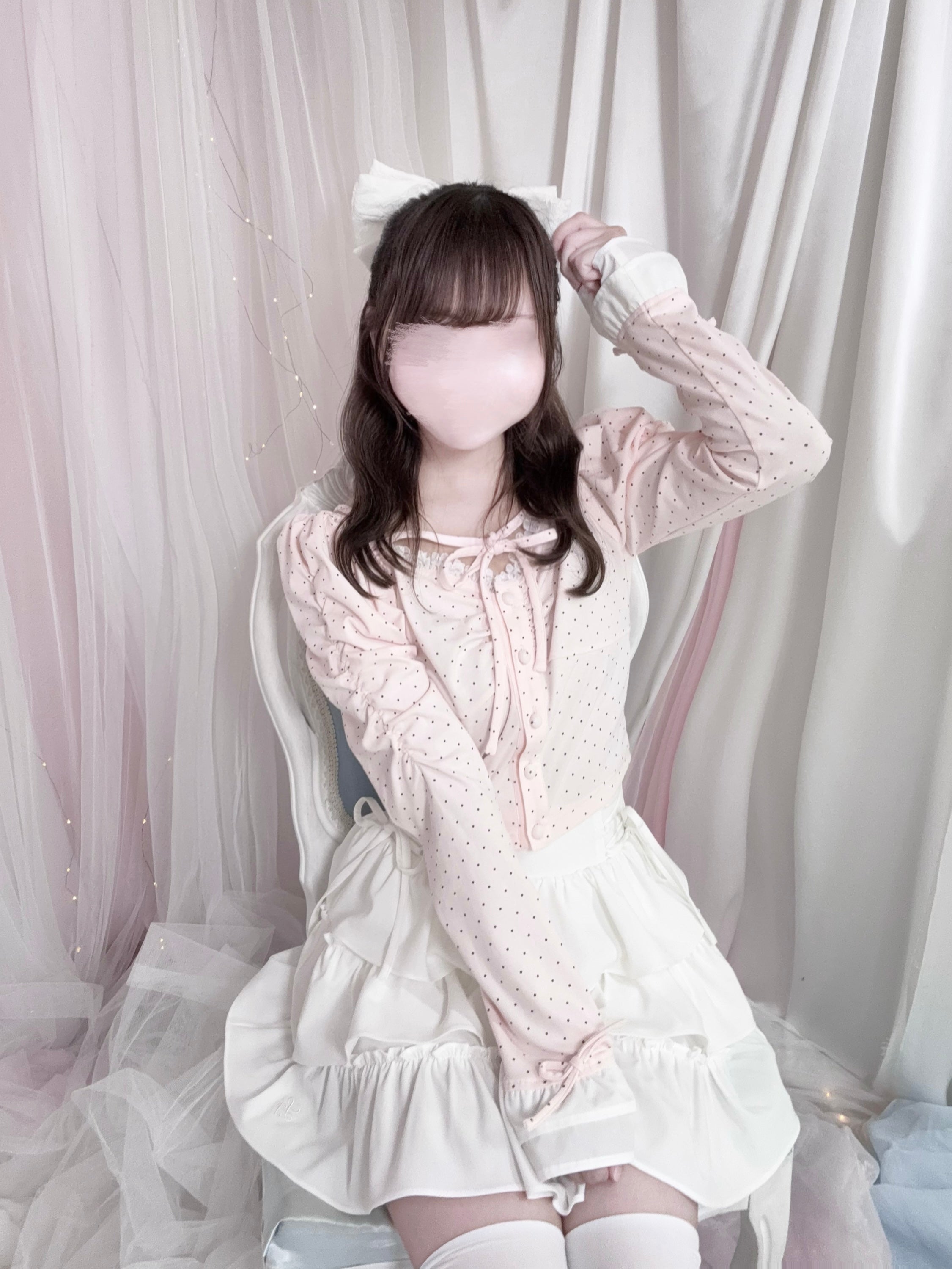 《LAFARY closet》スピンドルティアードスカパン