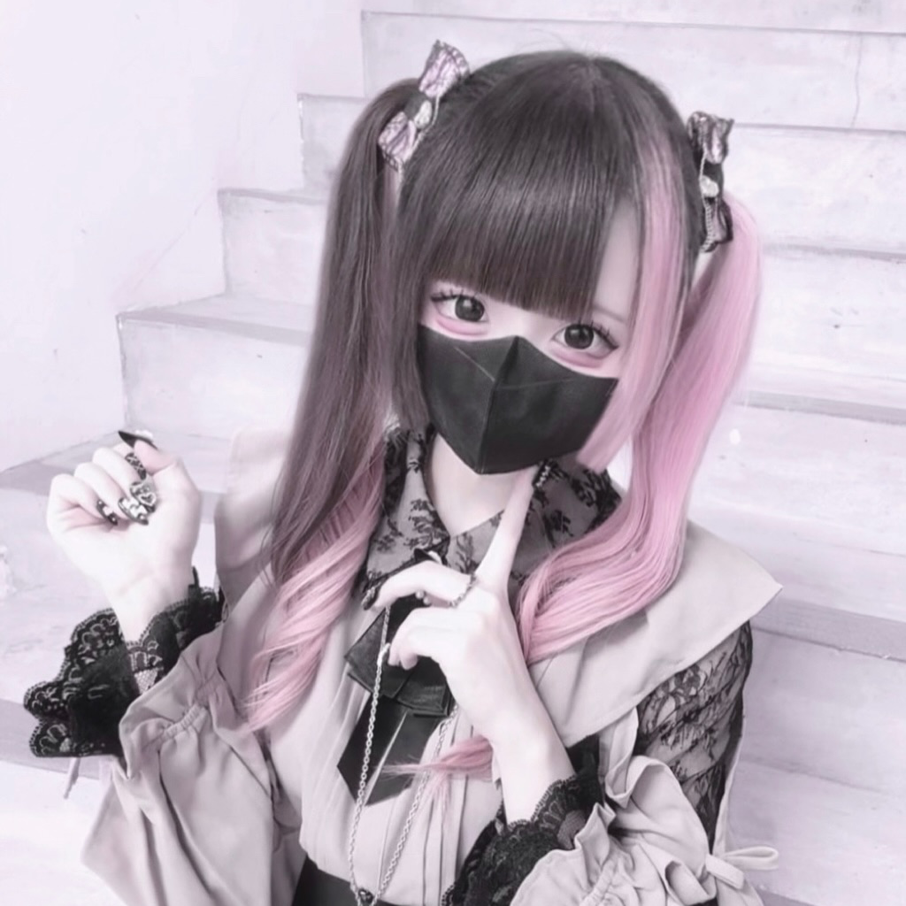 《mine》レースゴシックリボン