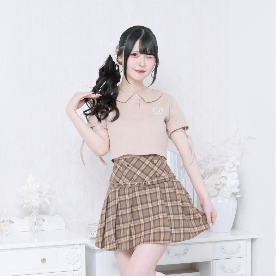 《LAFARY closet》エンブレムポロトップス