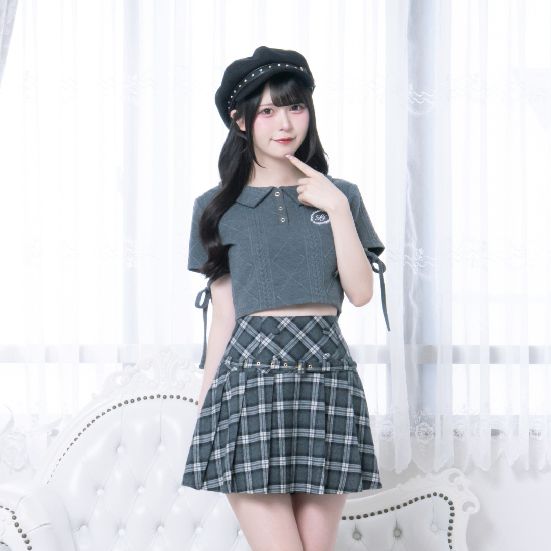 《LAFARY closet》エンブレムポロトップス