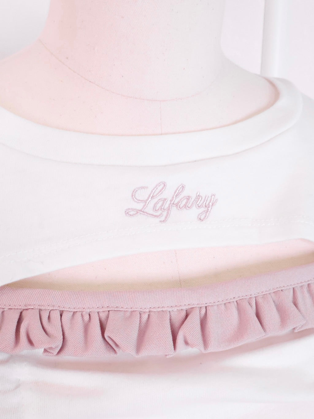 《LAFARY》ドロストリボントップス