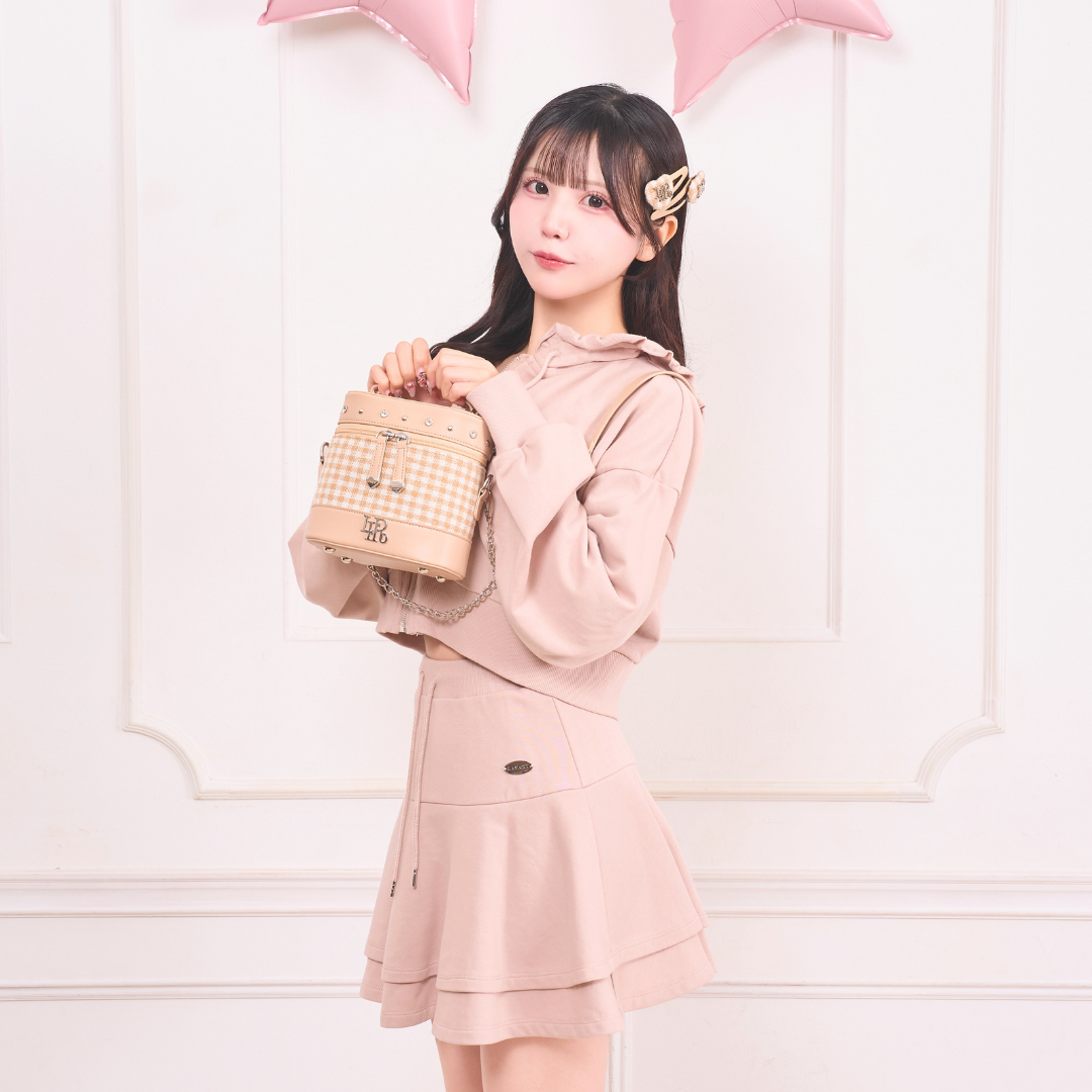 LAFARY closet》ギンガム合皮バニティバッグ- LAFARY ONLINE