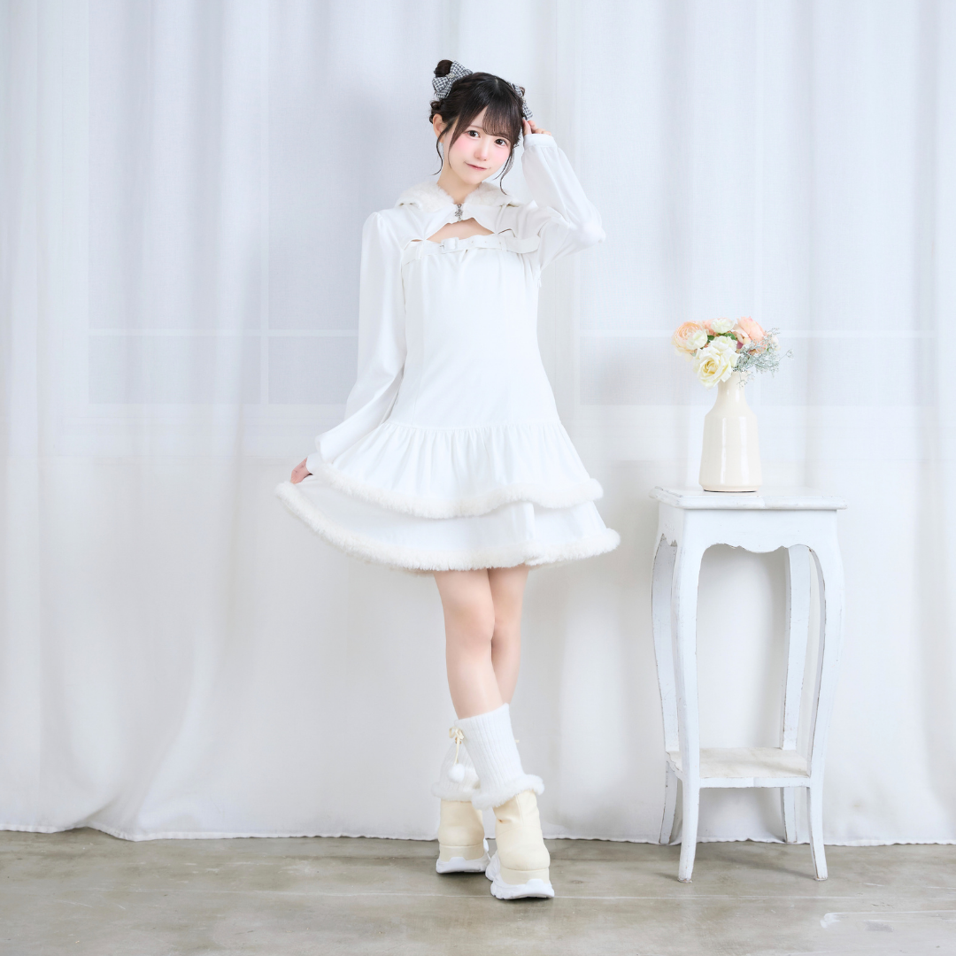 《LAFARY closet》ルーズニット厚底ブーツ
