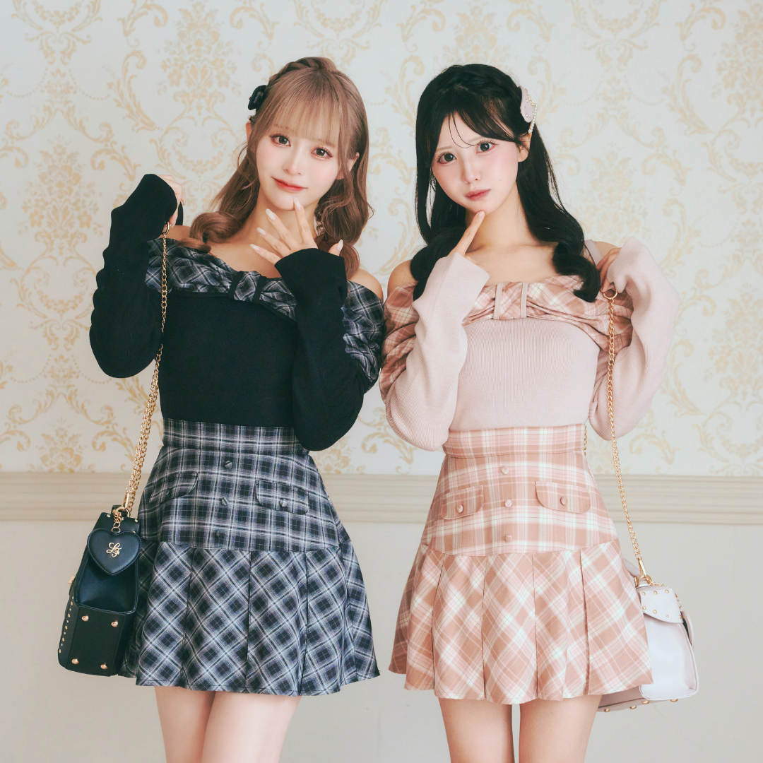 LAFARY》フラップチェックプリーツスカート- LAFARY ONLINE