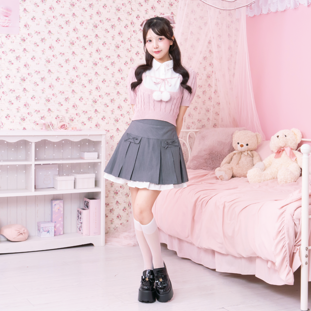 《LAFARY closet》プリーツフリルスカパン