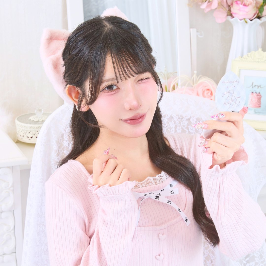 《LAFARY closet》ファーリボンバレッタ