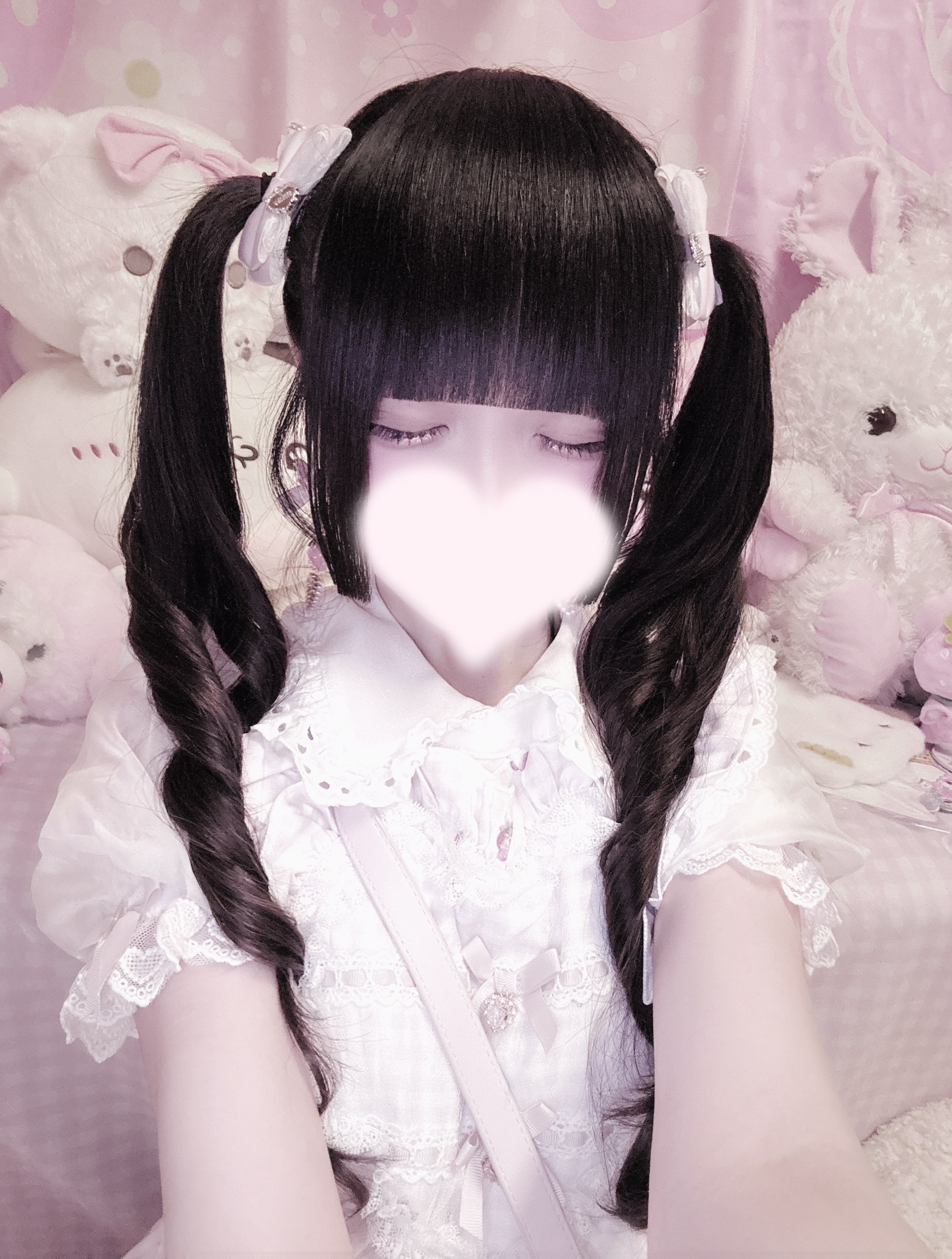 《mine》レザーフリルリボン