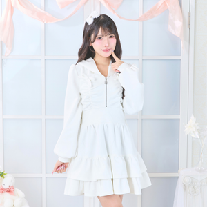 《LAFARY closet》スエードパーカーワンピ 2