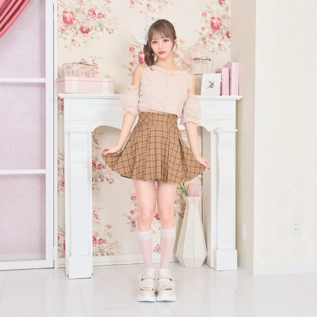 ブラウンチェック:156cm