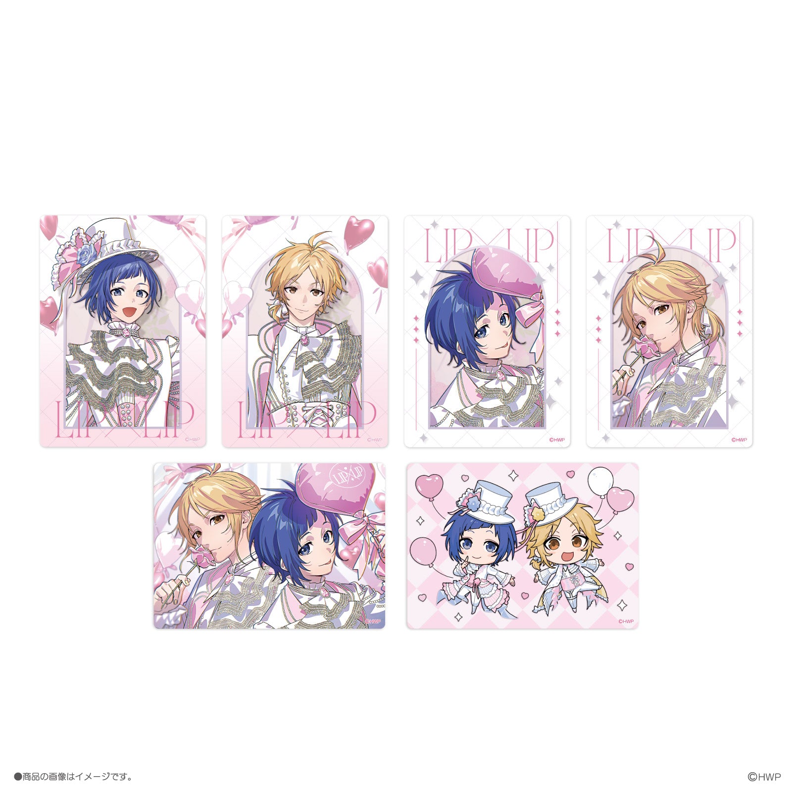 《LIP×LIP PbL》クリアトレーディングカードセット(12枚入り)