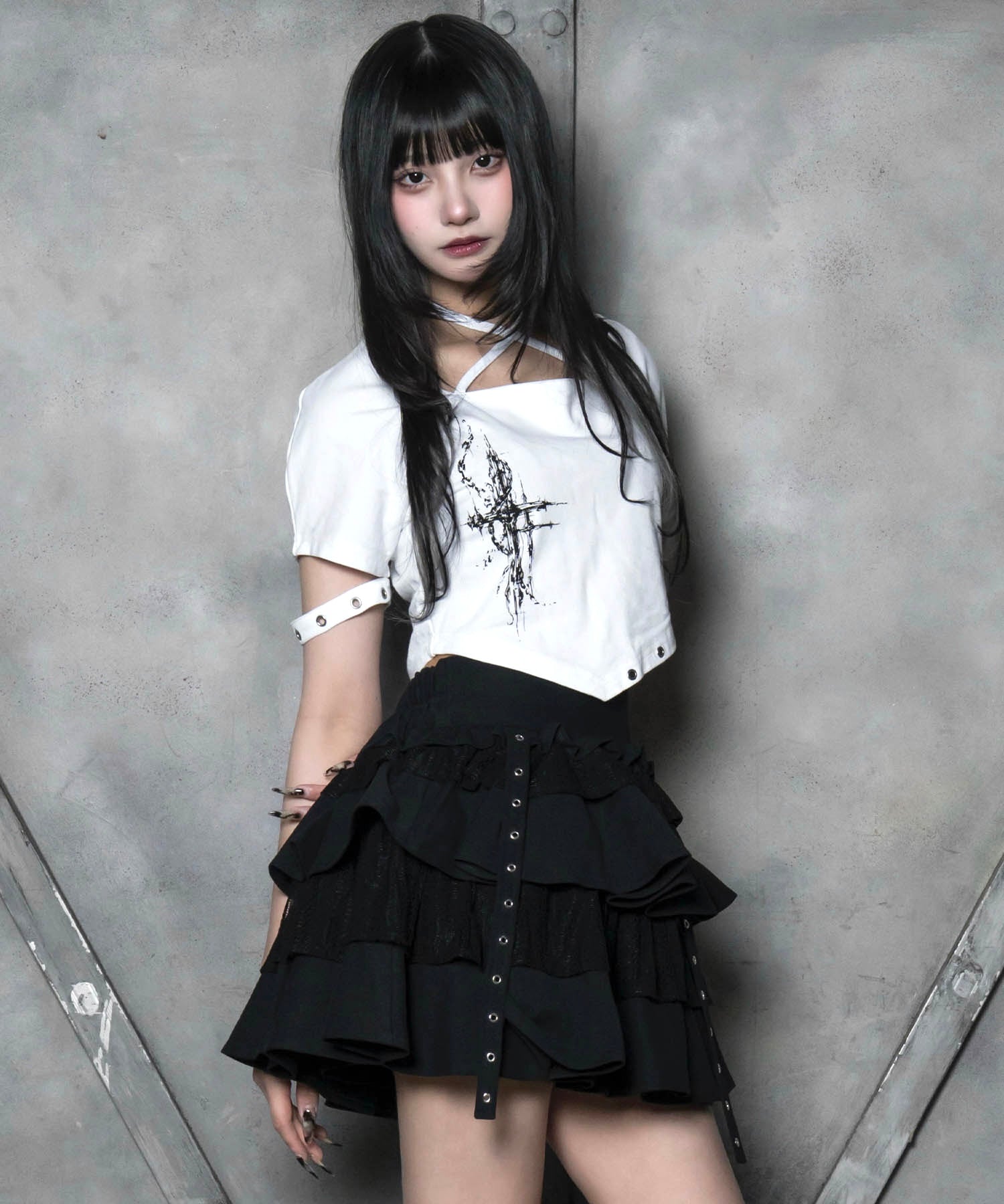 【LAZY SLAY】クロススクエアシャツ