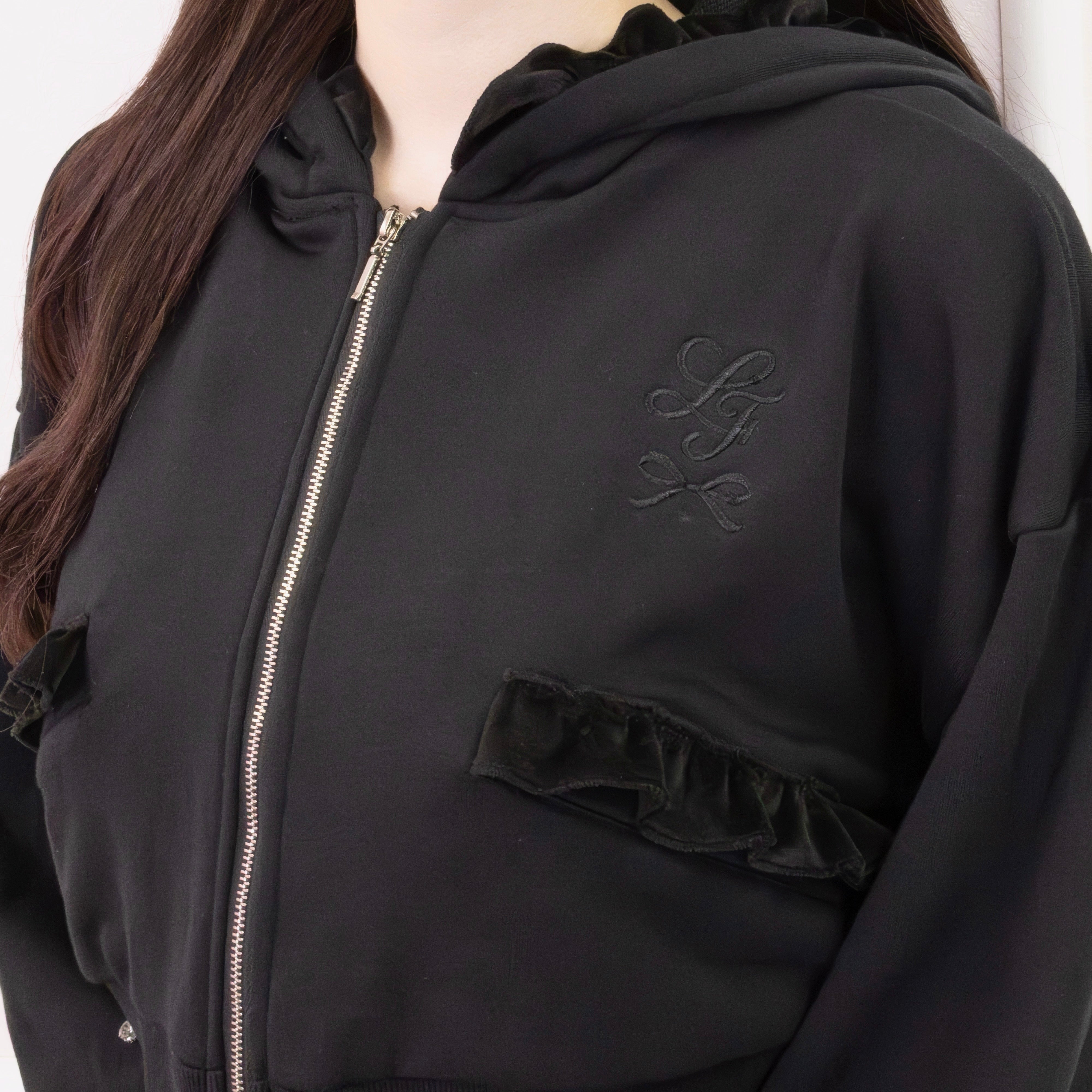 LAFARY》ベロアフリルパーカー- LAFARY ONLINE