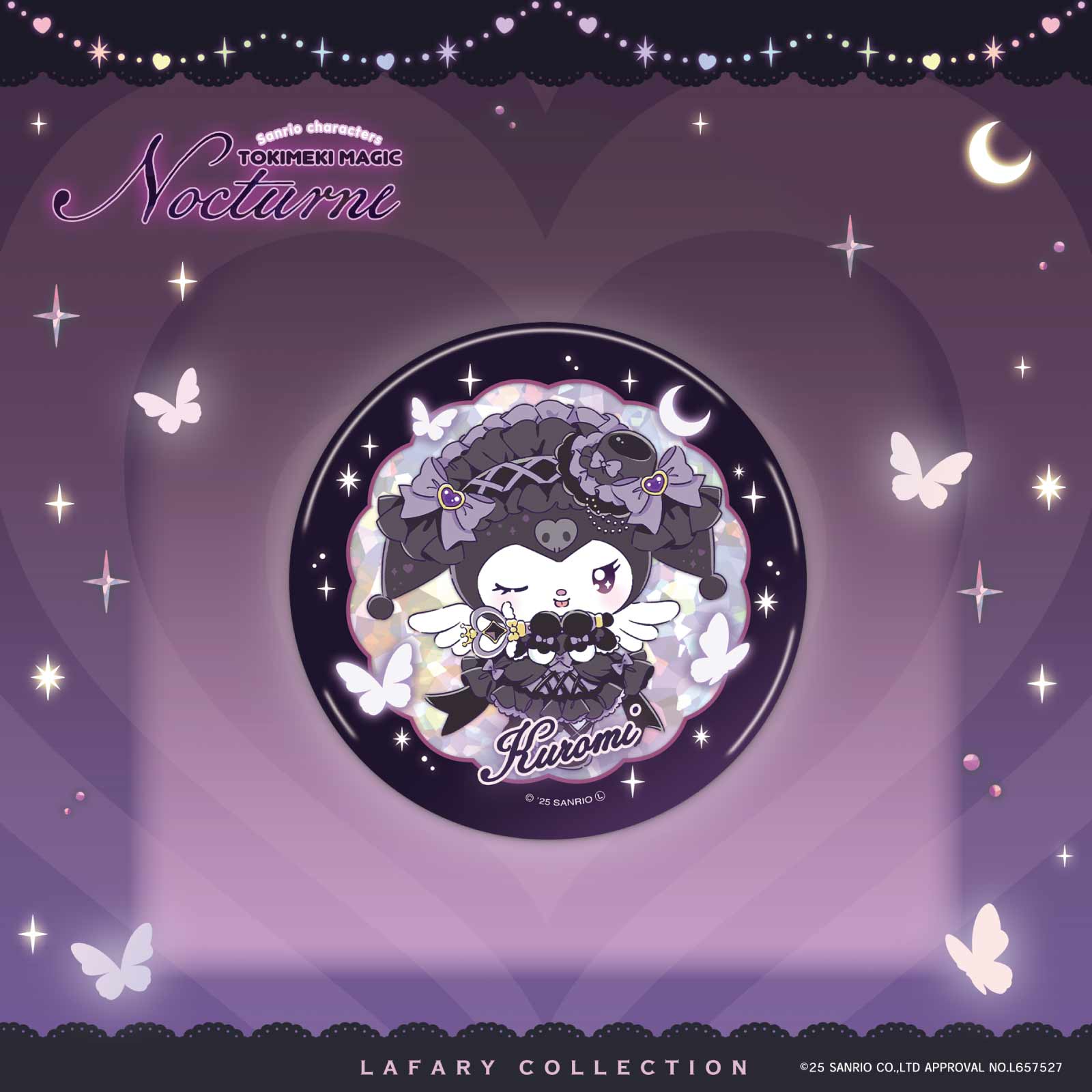 《LAFARYオリジナル》ときめき戦士 -Nocturne- BIG缶バッジ クロミ