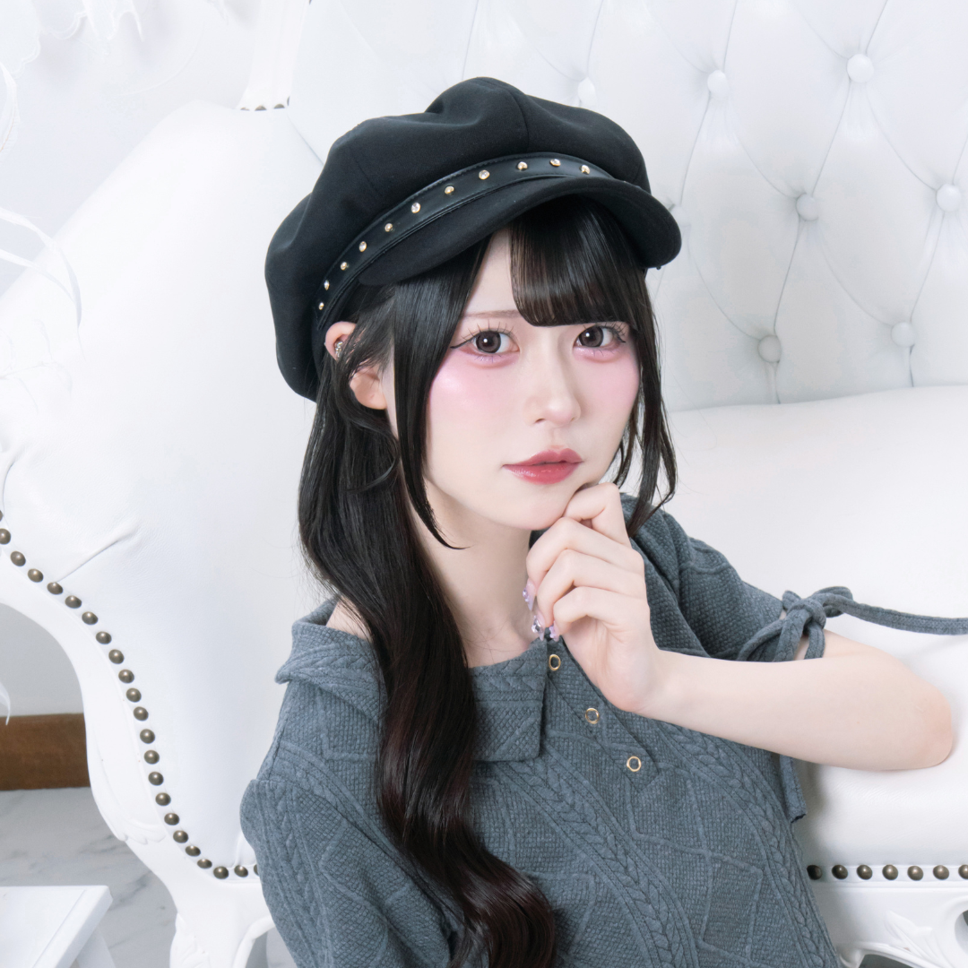 LAFARY closet》ビジュースタッズキャスケット- LAFARY ONLINE