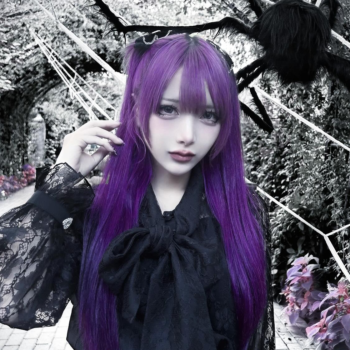 《mine》レースゴシックリボン