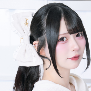《LAFARY closet》コットンレースリボンバンスクリップ 2