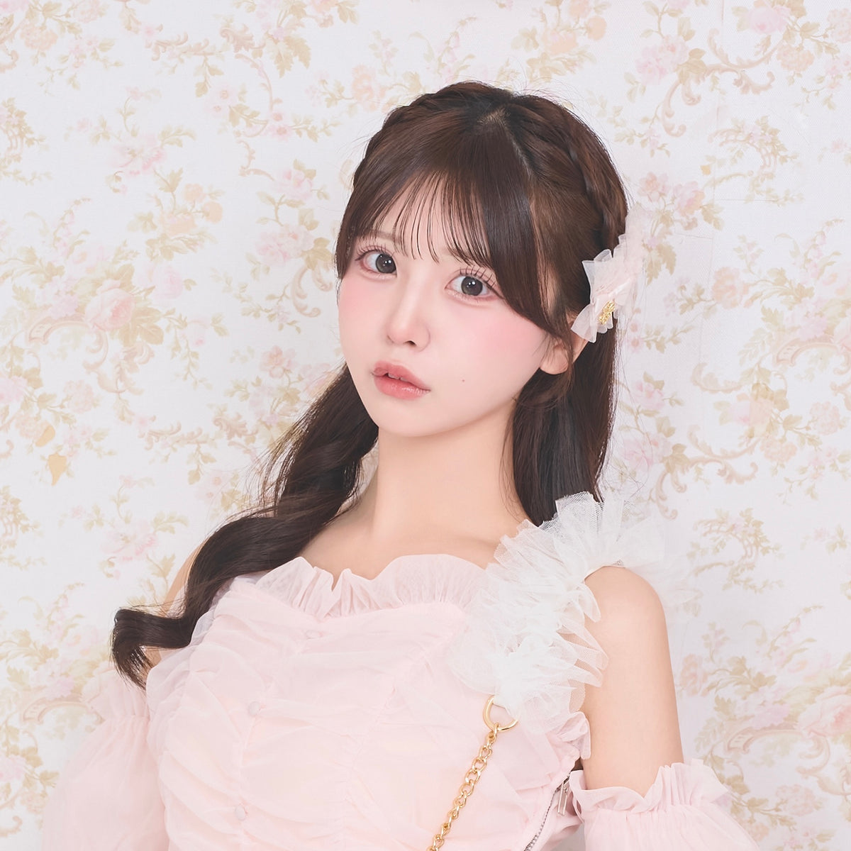 《LAFARY closet》チュールフリルヘアクリップ
