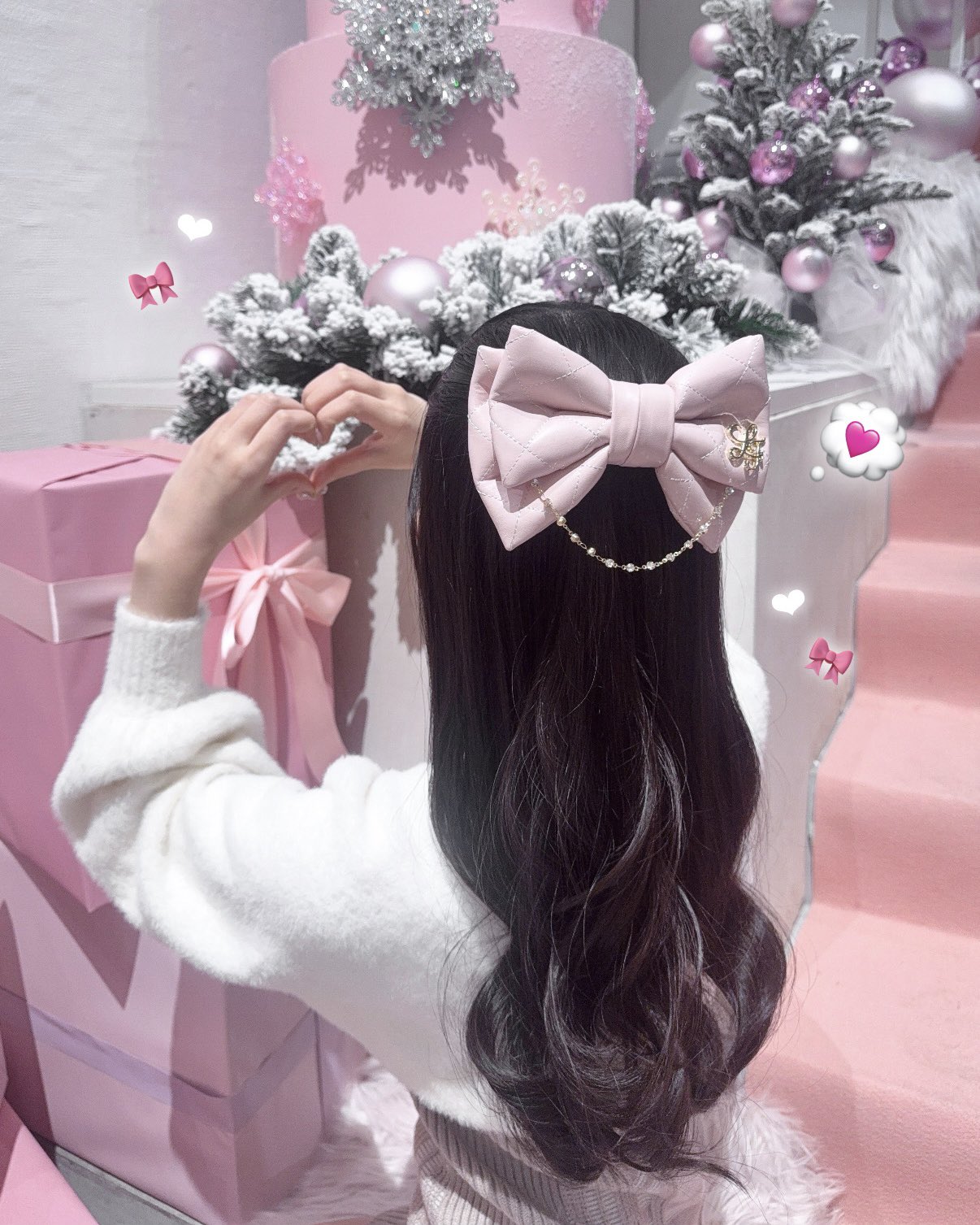 《LAFARY》キルティングリボンバレッタ