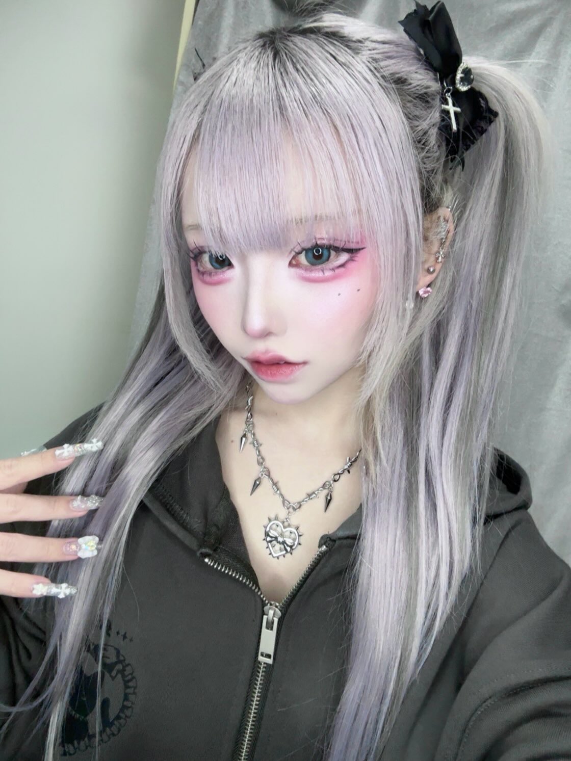 《mine》クロウハート有刺鉄線ネックレス