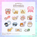 【クソハムちゃん×LAFARY】まじかるでちゅ！ランダム迷言ステッカーセット（2枚入り）